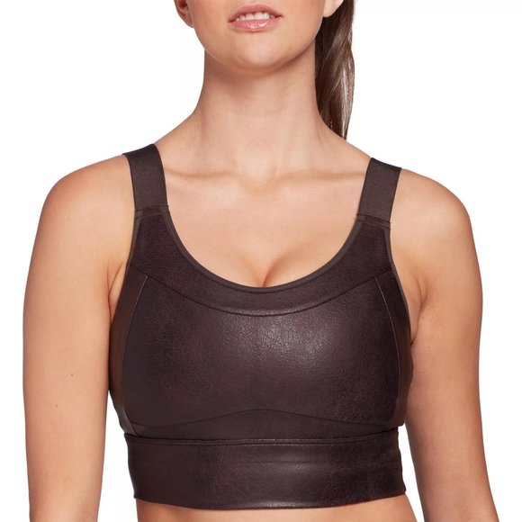 CALIA Other - NWT CALIA Women's Sculpt Leather Seamed Long Line Bra